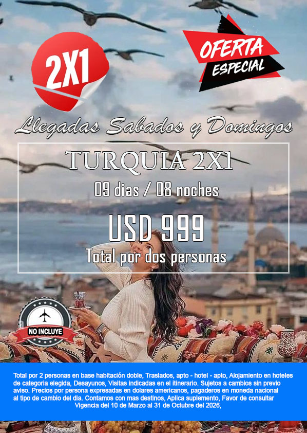 WEB TURQUIA 2X1 10DIAS vig10mar-31oct2026 AGENCIAS DE VIAJES